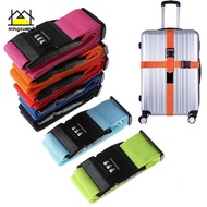 mingxuan2 1Pc Travel Luggage Suitcase Secure Lo Durable Nylon Paing Strap Belt vn