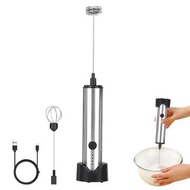 400次咖啡神器 （刷子款） 不銹鋼打奶器 迷你奶泡器 起泡器 電動打奶器 打蛋器 攪拌棒1000次梳乎厘 Premium Milk Frother