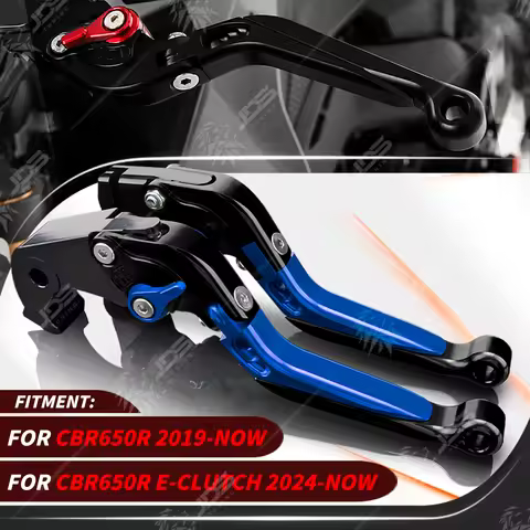 JDSTUNING For Honda CBR650R/E-CLUTCH 2019-NOW Clutch Lever Brake Lever Set Adjustable Folding Handle