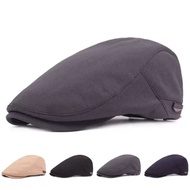 rre hatroom Topi Pakcik Newsboy Baker Boy Baretta Twill Strapback Flat Cap Hat Gatsby Driving Cap St