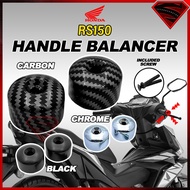 HANDLE BALANCER HONDA RS150 RS150R RSX150 RS-X 150 HANDLE GRIP BALANCER WITH SCREW BLACK / CHROME / 