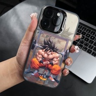 Phone Phone Case Suitable for iPhone x xs xr xsmax 11 12 13 14 15 Pro max Plus Goku Fitness Frosted Silicone Soft Case All-Inclusive Shock-resistant Mobile Phone Protective Case Shell 4G60