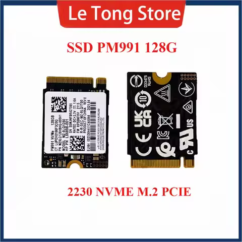 New For Samsung PM991 128G SSD 2230 NVME M.2 PCIE FOR Notebook desktop computer steamdeck DIY Camera