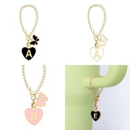 Stanley Tumbler Alphabet Charm Accessories Insulated Cup Heart+Butterfly Pendant Stanley Handles Nam