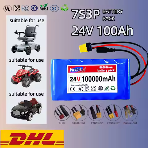 29.4V 100Ah 7s3p 18650 battery lithium battery Suitable for 24V-29.4V motors Lithium ion Battery pac