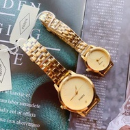 ♘❉₪Fossil stainless steel waterproof fashion watch for men women gold jewelry relo couple watch seik