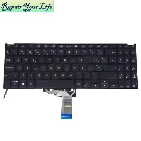 Latin Spanish Backlit Keyboard for ASUS VivoBook X509 X509FA X509FB X509FJ X509FL X509DA X509BA X509