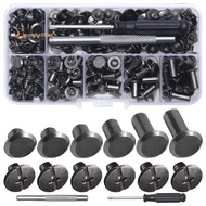 Chicago Screw Leather Rivets Assorted Screw Rivets M5 Chicago Binding Screws for Decorating PU Craft