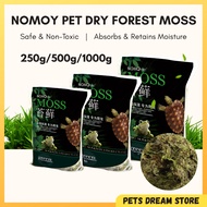 Dried Forest Moss Terrarium substrate reptile substrate reptile bedding humid habitat repack clean a