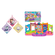 GABBY'S DOLLHOUSE - 日本 Gabby's Dollhouse 手巾 + 美國派對房間套裝
