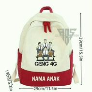 DOT DESAIGH Gang 4G Children's School Backpack Free name