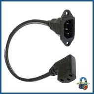MOOMMY 90 Degree IEC 320 C13 Female to C14 Male C13 to C14 Panel Mount Power Cable