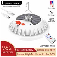 300W 120 LED Solar Panel Lantern LED Light