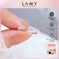 Nhẫn bạc nữ LAMY Eternity Anniversary Twist Ring Silver 8347 - Nhẫn bạc ta cao cấp