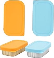 2PCs Silicone Can Lids for Season 4.37 oz Sardines Can | Wild Planet 4.37 oz Sardines Can, Rectangle