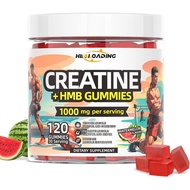 Creatine Monohydrate Gummies HMB Supplements for Men - Creatine and HMB Supplement for Boost Strengt