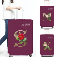 Luggage Cover (Cover) 20-24 Inches--Golden flower series