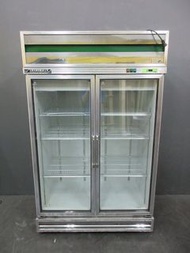 新竹二手家電◎百豐悅2手家具-二手 冰箱 4尺兩門玻璃冰箱 營用冰箱 冷藏冰箱 二手家電 台中二手傢俱 芎林二手傢俱