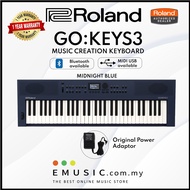 Roland GO:KEYS3-MU Midnight Blue Music Creation 61 Keys Keyboard (GO KEYS GO-KEYS GOKEYS GOKEY GO KE