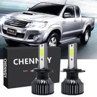 New FOR Toyota Hilux VIGO KUN25  Year 2004-2013 (Head Lamp) - P1 LED Headlight Bulbs Set 12-24V 6000