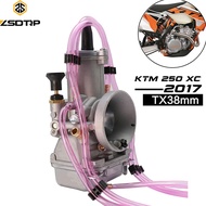 ZSDTRP Motorcycle Mikuni TX38 38mm Carburetor 2 stroke Motorcycle Carburetor For KTM 250 XC 2017 200