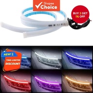 Led Daytime Running Lights Turn Signal Drl Strip Car Light Accessories
