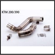 Motorcycle Modified Exhaust Pipe KTM Middle Section 200/390 KTM Exhaust Pipe