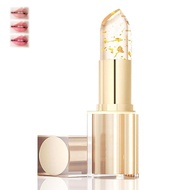 PIN&WEIColorChangingLipstick,GoldCrystalPhLipstickColorChanging,LongLastingMoisturizingGlossyShineLi