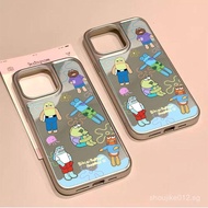 Electroplated Silver Edge Mirror Phone Case For Samsung M15 A56 A35 A16 A53 F15 A54 A17 A26 A55 A36 