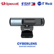 Redragon Cyberlens Gaming Webcam 4K 60FPS Auto Focus AI Noise Cancel USB itw