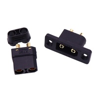 XT90E-M Male Head with Fixed Hole High Current Aircraft Model Electronic Adjustment Battery Connecto
