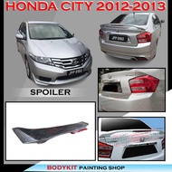 HONDA CITY GM2 2009-2013 MDL STYLE REAR ROOF SPOILER TAIL TRUNK BOOT LIP WING - MATERIAL FIBER BODYK