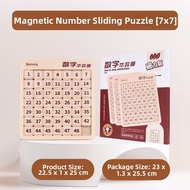 Magnetic Three Kingdoms Digital Huarong Road 3x4x5x6x7x8 Childrens Early Education Toy