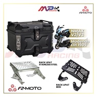 F2 Moto NMAXV2/V3 /Modenas Elit 150S RACK LIPAT + F2-Moto TOP BOX SET