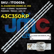 Backlight TV TOSHIBA 43 Inch 43C350KP 43C350 JL.D425E1330-003BS-M-V02