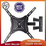 Vesa 32-55 inch Fully Adjustable Tilt Triple Arm TV Wall Mount Bracket LED LCD Heavy Duty TV Bracket