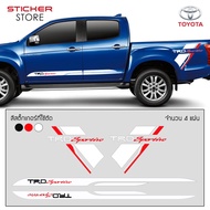 สติ๊กเกอร์ สติ๊กเกอร์ติดรถ สติ๊กเกอร์แต่งข้างรถยนต์ สติ๊กเกอร์ติดข้างรถกระบะซิ่ง ติดข้างรถ โตโยต้า ท