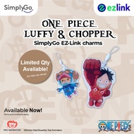 One Piece Limited Edition - Luffy Zoro Chopper SimplyGo EZ-Link Charm CARD Ez Link Card