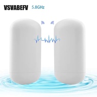 VSVABEFV 5Ghz Wireless Wifi Router Extender 450Mbps Outdor Network Amplifier Long Range Signal Point to Point with 8dbi
