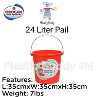 Orocan 24 Liter Pail w/ Metal Handle sold by Partybuddyph