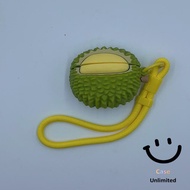 For GOOJODOQ J201 J206 J228 J229 Earphone Case&Lanyard Cute durian pattern
