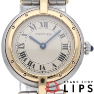 卡地亞 Panthère SM Vendome 腕錶，雙色，W25030B5，附錶盒、保固卡，K18YG/SS 錶殼，女士腕錶，象牙色，拋光，成色極佳 [二手]