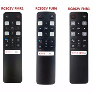 TCL RC802V FMR1 RC802V FUR6 RC802V FNR1 New Original Google Assistant Voice Remote Control use For TCL Android 4K Smart TV