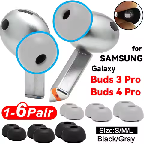 Premium Memory Foam Eartip Earbuds Soft Earplugs for Samsung Galaxy Buds 4Pro 3Pro Replacement Ear T