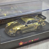 Star Model 1 Porsche RWB 964 Gold Chrome64/
