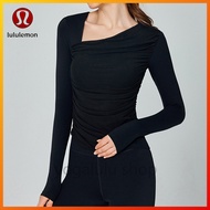 Lululemon new yoga long sleeved mesh patchwork top 124017