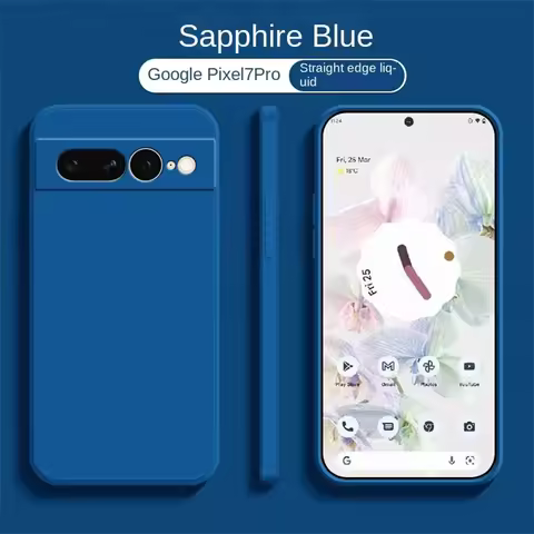 Original Liquid Silicone Rubber Shockproof Bumper Case For Google Pixel 8 Case For Pixel 6A 7A 8A 6 