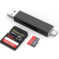 SG Card Reader USB 3.0 Type C 2 in 1 512GB Fast Transmission 500mb/s SD Card Reader TF Card Dual Car