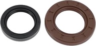 2pcs Engine Upper Lower Oil Seal Kit 92049-7010 92049-7028 38x62x8mm 35x48x8mm Compatible with Kawas