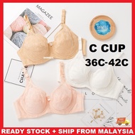 36C 38C 40C 42C C Cup LACE Bra Thin Non Padded Cotton Full Cup underwire Comfortable bra